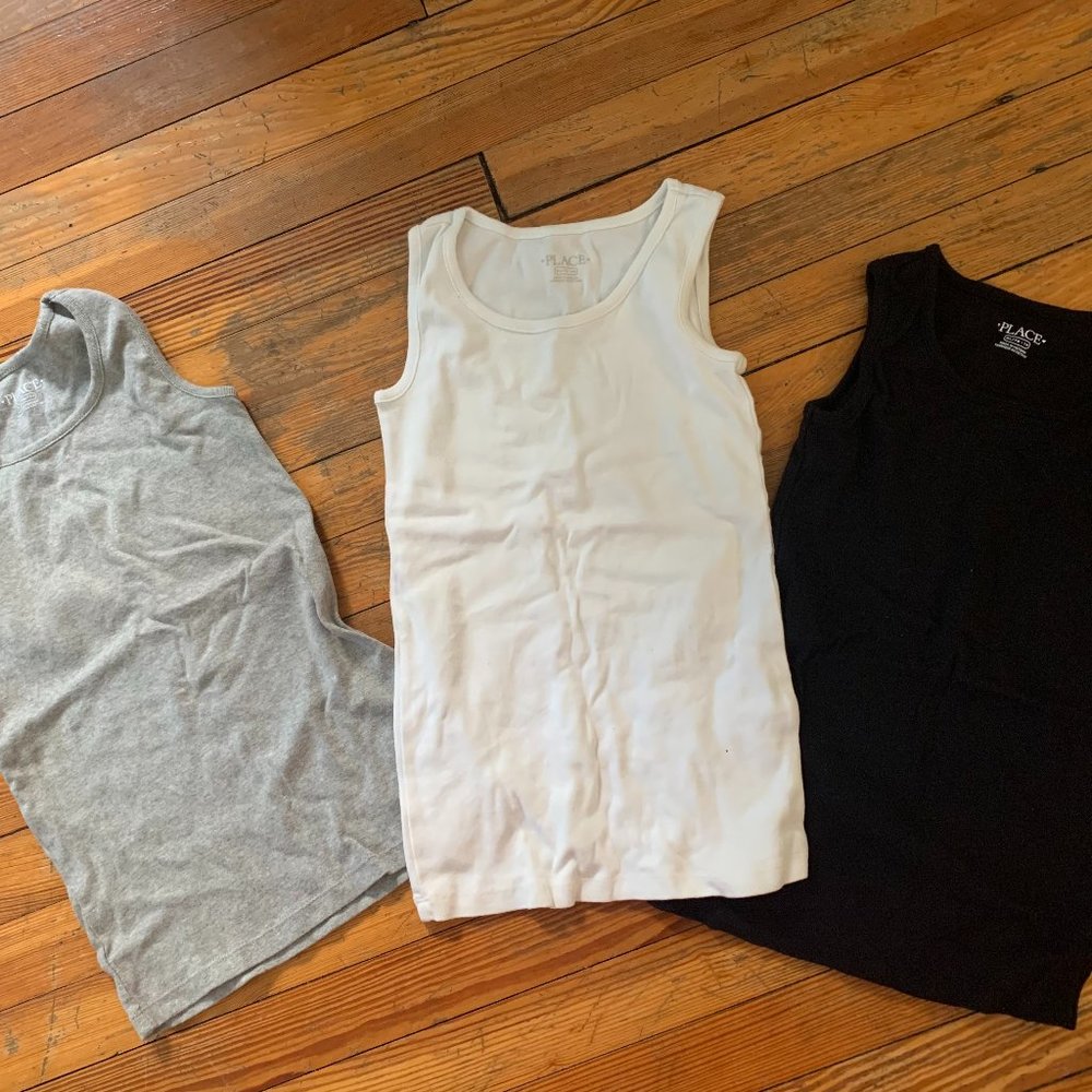 Pack of 3 Children's Place Tank Tops XL Kids